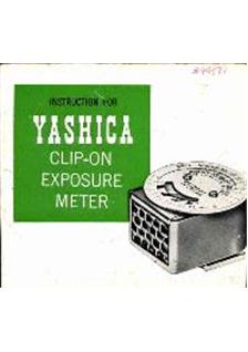 Yashica ExpMeter - misc manual. Camera Instructions.